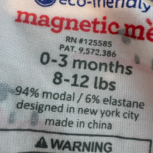 Magnetic me pink sheep footie pajama - Picture 8 of 9